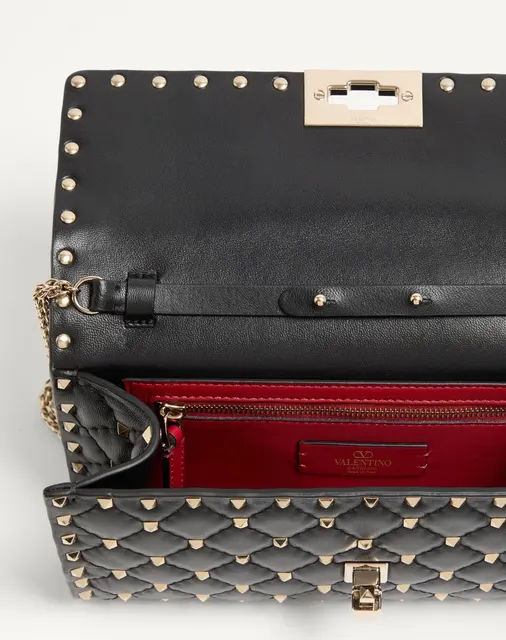 Сумка через плечо Rockstud Spike из кожи наппа