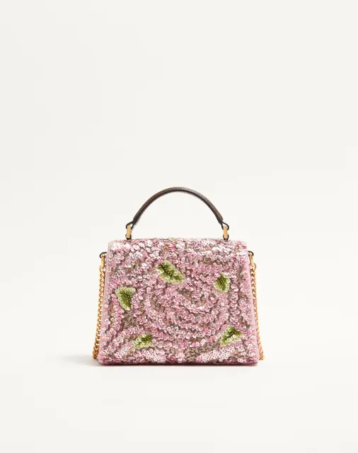 Мини-сумка с ручкой Valentino Garavani VSLING с вышивкой