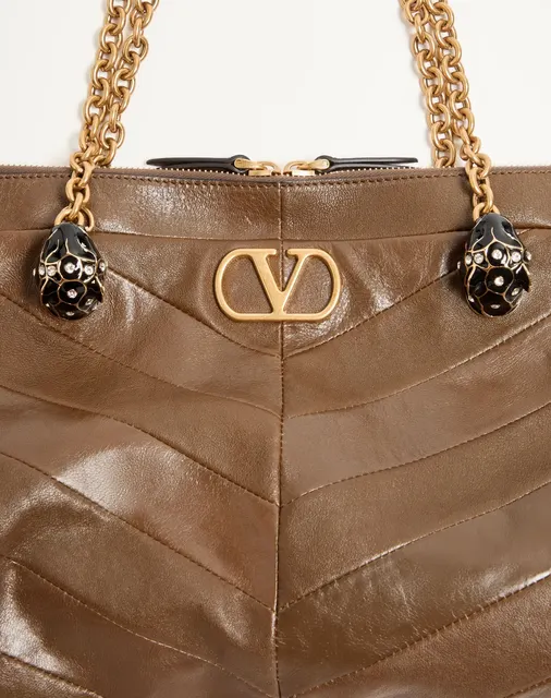 Сумка через плечо Valentino Garavani Panthea из кожи наппа с шевронным узором