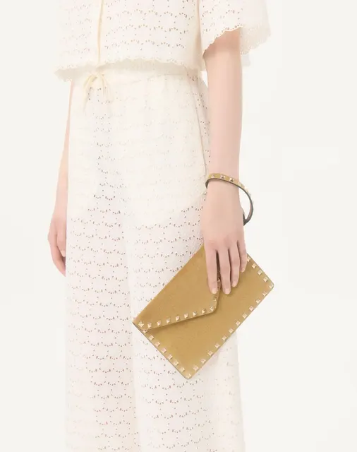 Клатч Rockstud из замши