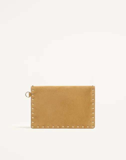 Клатч Rockstud из замши