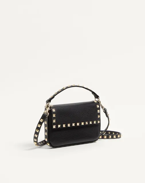 Клатч Rockstud из зернистой телячьей кожи